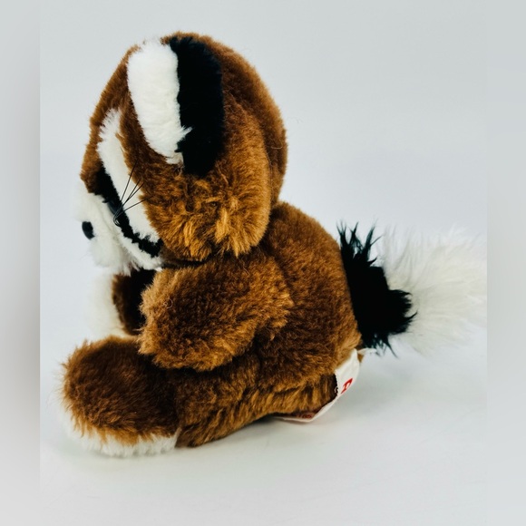 Russ Berrie &Co Reggie Brown RACCOON Small Mini Plush Stuffed Animal 5” VTG - Picture 8 of 8
